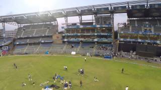 An aerial view of the Wankhede Stadium in Mumbai [upl. by Asilenna]