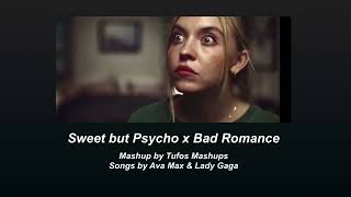 Sweet but Psycho x Bad Romance slowed and reverb  deepened [upl. by Eissac]