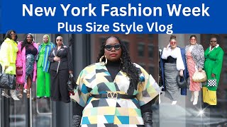 New York Fashion Week Plus Size Style Vlog [upl. by Alien]