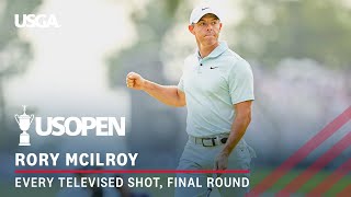 2024 US Open Highlights Rory McIlroy Final Round  Every Televised Shot [upl. by Forcier]