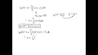 Diff Eq 28 Notes Picards Method [upl. by Scurlock]