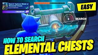 How to EASILY Search Typhoon Blade Stands or Elemental Chests amp Collect Boons  Fortnite Quest [upl. by Uhp]