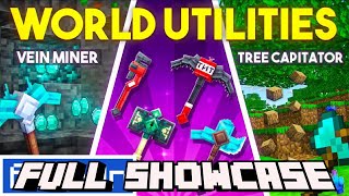 Minecraft Game Changing Item With World Utilities Addon  Minecraft Bedrock AddOn Showcase [upl. by Hance]