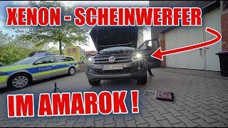 XENON Scheinwerfer im VW AMAROK nachrüsten ✊🏻😁  ItsMarvin [upl. by Akitahs]