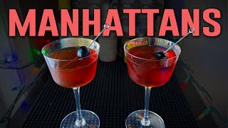 Manhattan Cocktail Variations 4 Unique Takes on the Classic Recipe [upl. by Euf]