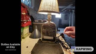 How to Make a DIY Bourbon Bottle Lamp [upl. by Hui560]