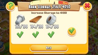 Upgrading Barn to 4100🥳🥳  Hay Day Lvl 119 Gameplay [upl. by Iila10]