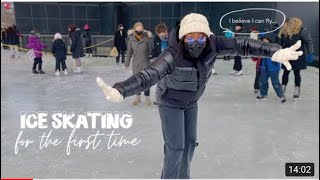 Dubai Ice skating ⛸ for the first time and enjoyed sea food 🥘 with my friends [upl. by Ligetti]