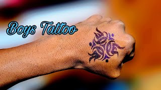 best boys tattoo designs  simple and easy ballpen design tattoo tattoo art boys lover creator [upl. by Noryv]