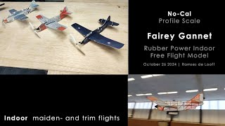 No Cal  Profile Scale  Fairey Gannet  First Flights [upl. by Buckingham133]