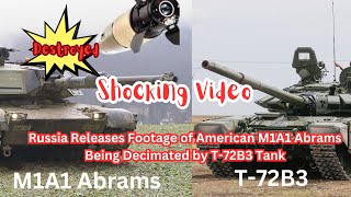 Russian T72 B3 Tank Crew Wipes Out US M1A1 Abrams SA with Single Shot [upl. by Silliw366]