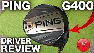 NEW PING G400 DRIVER REVIEW [upl. by Ecnaralc]