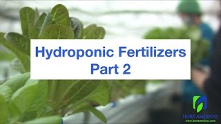 Hydroponic Fertilizers  Blending Hydroponic Nutrient Solutions and Stock Solutions [upl. by Ahsimik]