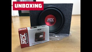 MTX Pack Sub RTE12AS  AMP TR275 UNBOXING [upl. by Yenobe]