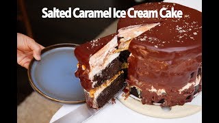 Salted Caramel Ice Cream Cake [upl. by Aihsirt]