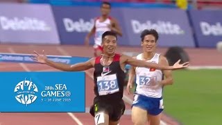 Athletics Mens 3000m Steeplechase Final Day 7  28th SEA Games Singapore 2015quot [upl. by Lidia]