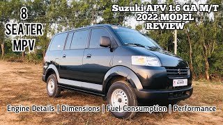 Suzuki APV 16 GA Manual Transmission 2022 Model  Review  8 Seater MPV [upl. by Amory576]