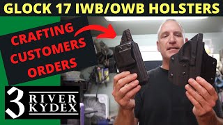 Crafting OWB  IWB Kydex Holsters for Glock 17 [upl. by Lunna]