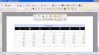 016 Tablas en Writer 2ª parte [upl. by Ecnarf]