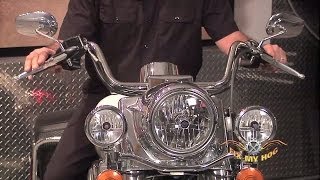 Harley Davidson Maintenance LA Choppers Handlebars  Mini Apes Overview [upl. by Kerril]