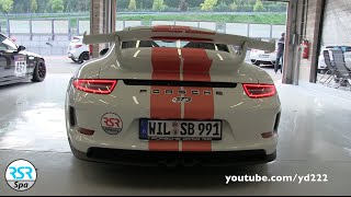 Porsche 991 GT3  Onboard on track amp LOUD sounds [upl. by Anhaj565]