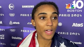 Harvard student wins silver medal at Paris Olympics makes history in fencing [upl. by Antebi]