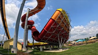 Wonambi  INSANE Wave Slide at Raging Waves Waterpark [upl. by Nicola769]