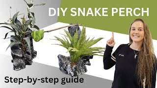 DIY Snake Perch Great for tree climbing arboreal snakes [upl. by Granese]