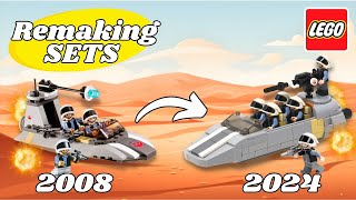 I REMAKE the LEGO Star Wars Rebel Scout Speeder [upl. by Wira550]