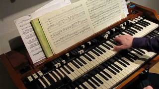 Fuga Gmoll JS Bach BWV 578 on Hammond Organ [upl. by Arocat687]