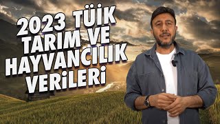 TÜİK 2023 TARIM VE HAYVANCILIK VERİLERİ [upl. by Zoller]