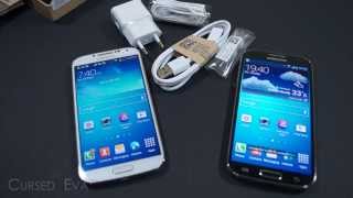 Samsung Galaxy S4 GTI9505 LTE Black  Unboxing amp Handson  Cursed4Evacom [upl. by Brewer]