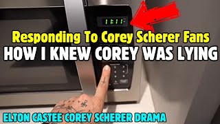 RESPONDING to EVERY Corey Scherer Fan Elton Castee Drama [upl. by Sunev]