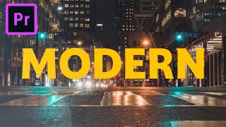 FREE Dynamic Modern Urban Slideshow Template MOGRT for Adobe Premiere Pro  Tutorial [upl. by Tnecnev]