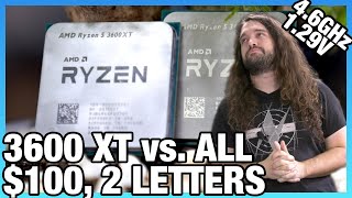 AMD Ryzen 5 3600XT CPU Review amp Benchmarks 100 for 2 Letters vs 3600 3700X More [upl. by Tita]