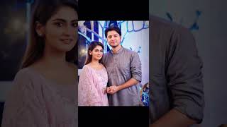 Hiba bukhari and Arez Ahmed beautiful tiktok video showbiz star couple shortsfeed [upl. by Weisbrodt]