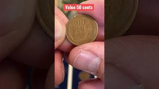 95 year old wheat cent found coincollecting numismatics money [upl. by Nosilla910]