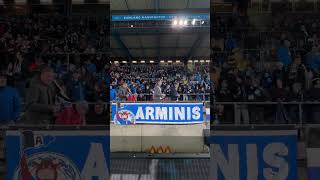 Arminia Bielefeld  FC Ingolstadt 04 10 mit den Arminis [upl. by Esilrac]