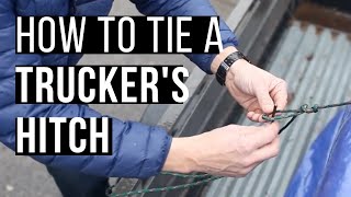 How To Tie A Truckers Hitch [upl. by Amarette261]