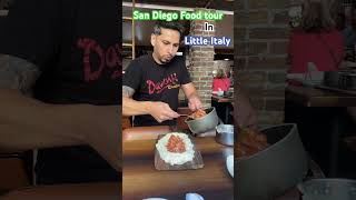 San Diego Food Tour in Little Italy 🇮🇹 [upl. by Sset]