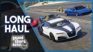 GTA 5 Online  Hilarious Long Haul and a stunt race Raging amp Funny Moments [upl. by Amar]