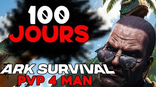 100 Jours en PVP sur Ionix 4Man  Voici ce quil sest passé ARK PVP [upl. by Kirtap]