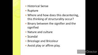 Jacques Derrida Structure Sign and Play in the Discourse of Human SciencesText Explained in Hindi [upl. by Nitsua]