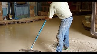 How To Overlay Concrete Super Stone Wet amp Ready [upl. by Bonacci246]