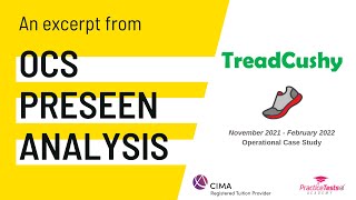 CIMA Operational Case Study Exam  Preseen Analysis Trailer  November 2021 – February 2022 [upl. by Beale]