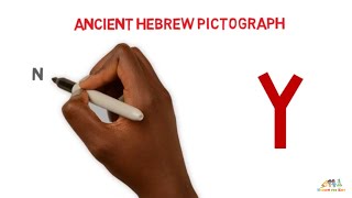 WAW  Ancient Hebrew Pictograph and Paleo Hebrew for Kids [upl. by Eberhart]