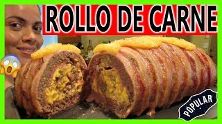 🥩 ROLLO DE CARNE MOLIDA ⚠️ PASO A PASO⚠️ [upl. by Adeline272]