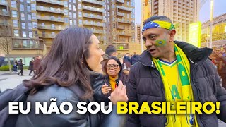 Como foi o JOGO do Brasil x Inglaterra AQUI em LONDRES [upl. by Tarazi]