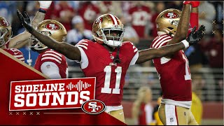 Sideline Sounds from the 49ers NFC Championship Game Win Over the Lions  49ers [upl. by Earal789]