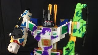 Sirtoys Knock Off KO G2 Oversized Transformers Bruticus Battle Gaea Ruination [upl. by Yesdnyl]